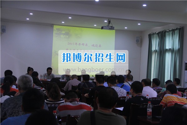 樂山師范學(xué)校井研縣、峨邊縣美術(shù)教師轉(zhuǎn)崗培訓(xùn)班隆重開班