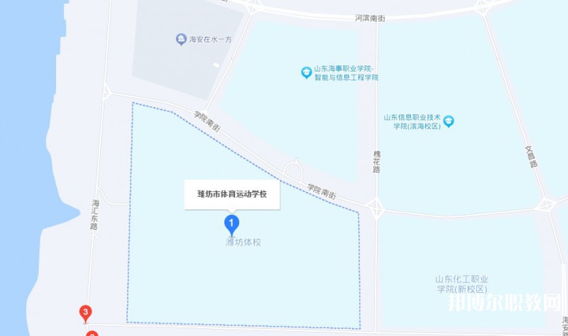 濰坊市體育運動學(xué)校地址，乘車路線
