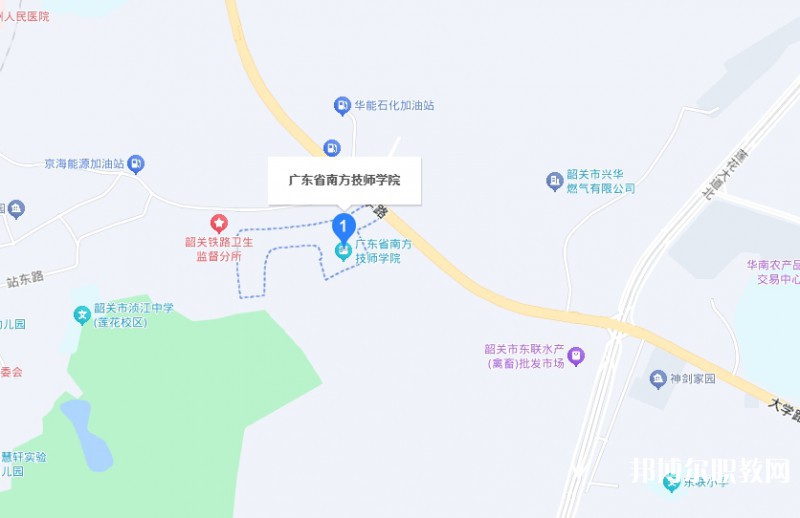 廣東省南方技師學(xué)院地址，乘車路線