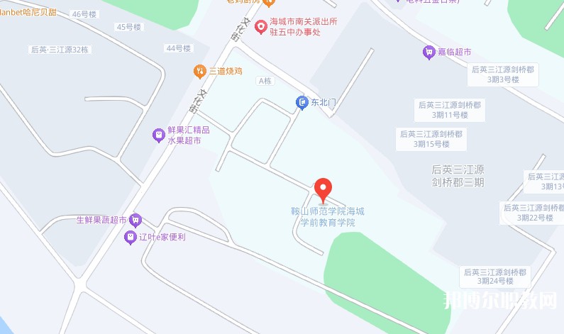 鞍山市廣播電視學校地址，乘車路線