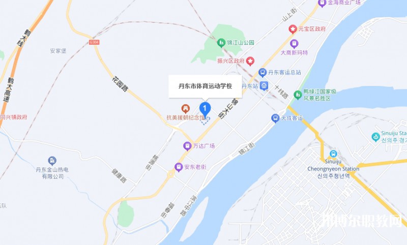 丹東市體育運動學校地址，乘車路線