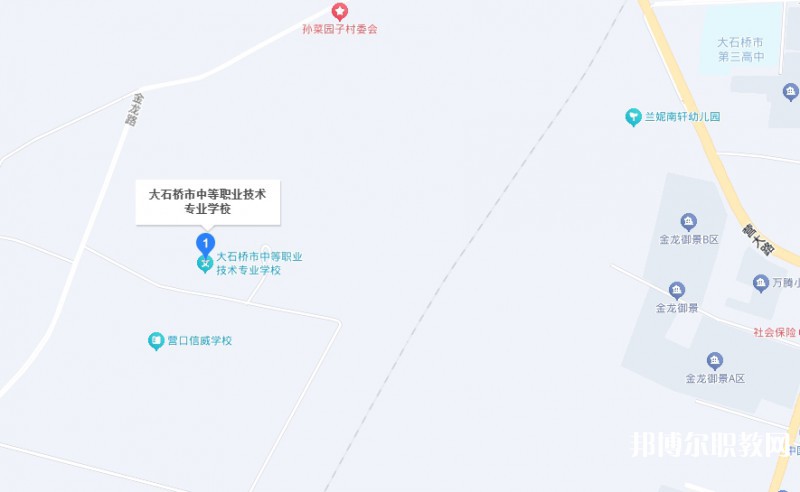 大石橋市中等職業(yè)技術(shù)專業(yè)學(xué)校地址，乘車路線