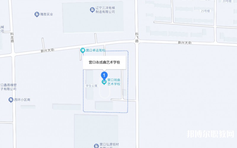 營(yíng)口市戲曲學(xué)校地址，乘車路線