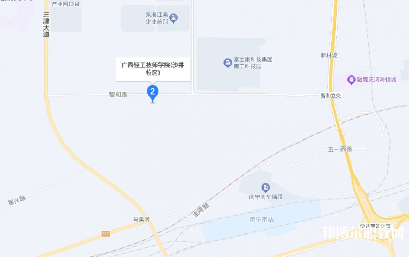 廣西輕工技師學(xué)院預(yù)備技師班地址，乘車(chē)路線